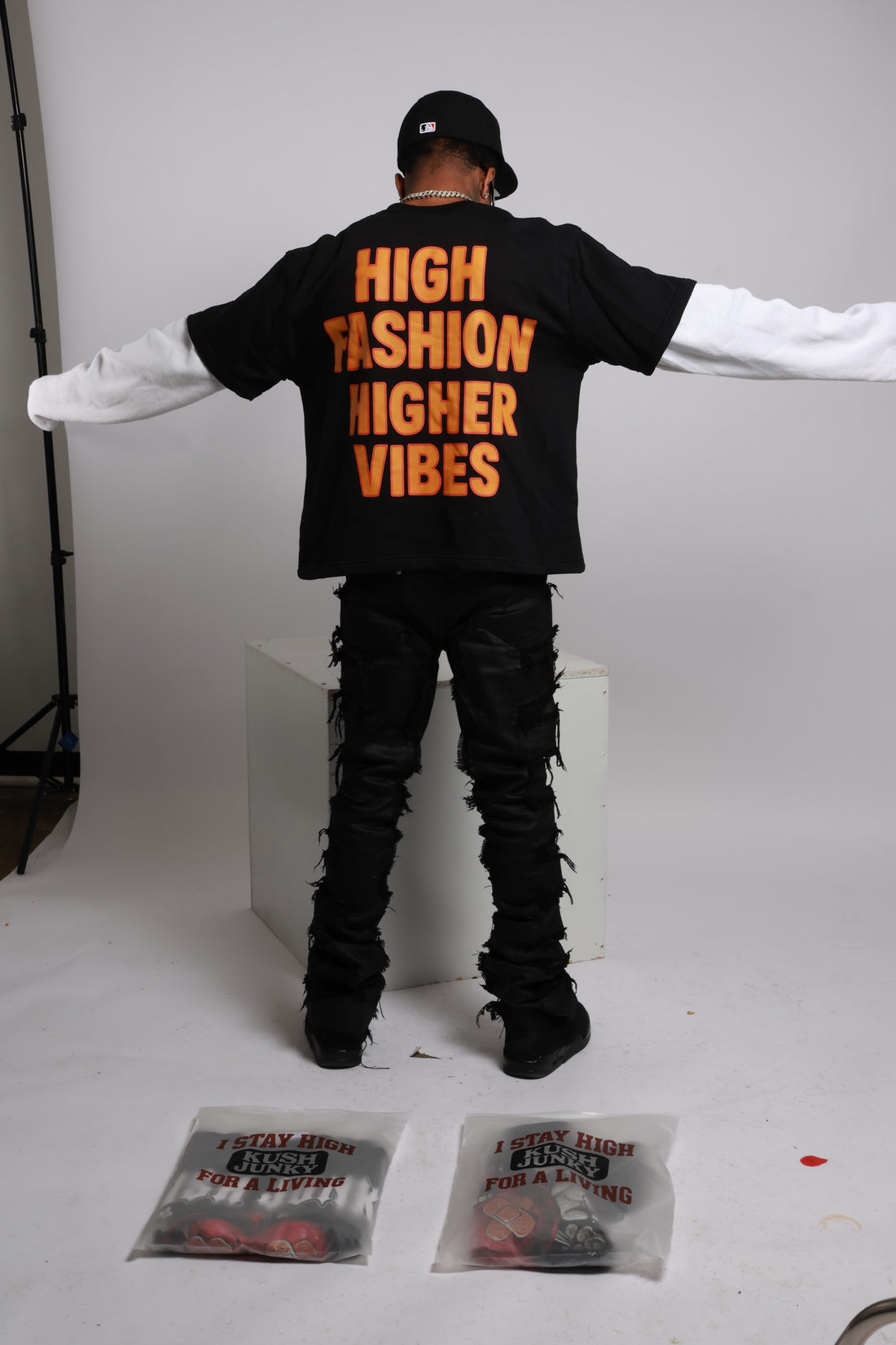 Kush Junky Stoner Life T-Shirt and Shorts