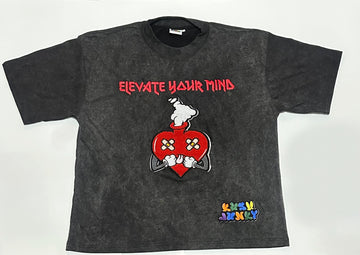 Bong Heart Acid Wash Heritage Tee