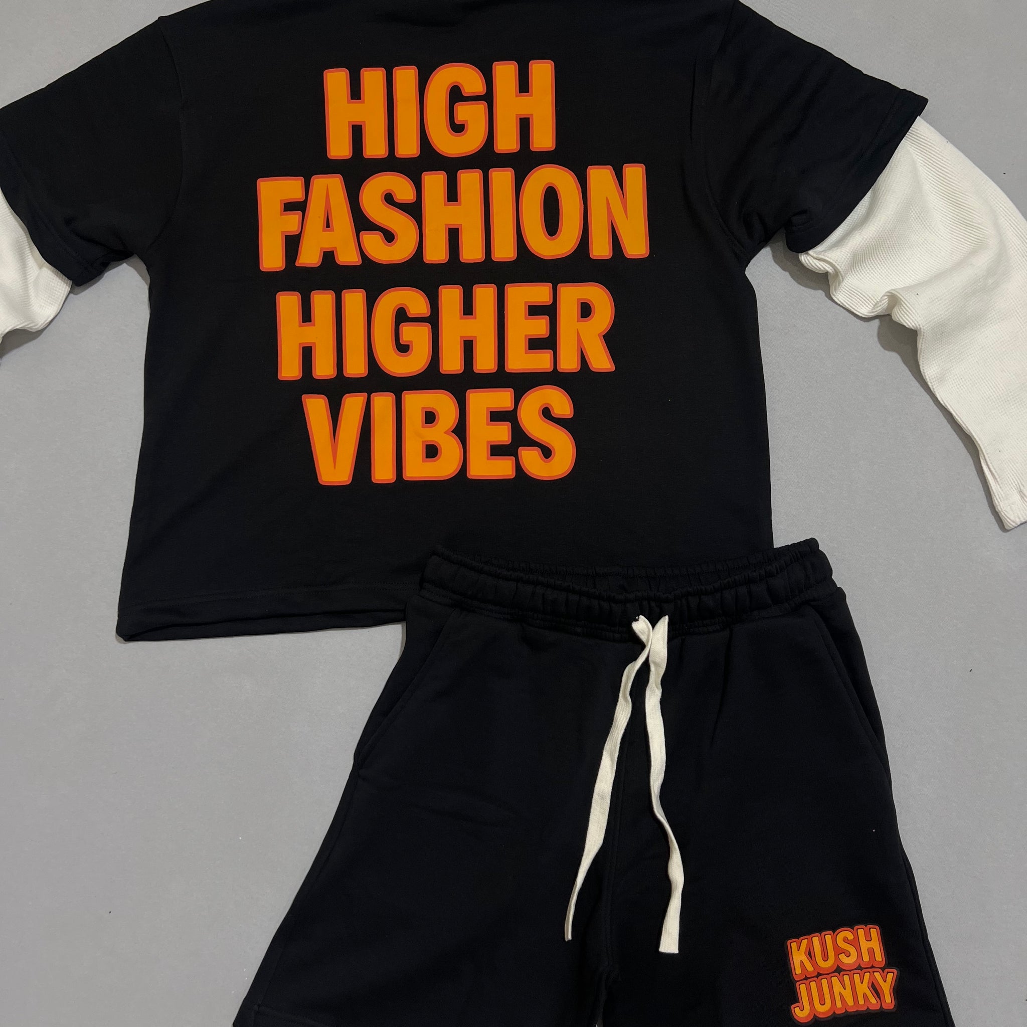 Kush Junky Stoner Life T-Shirt and Shorts
